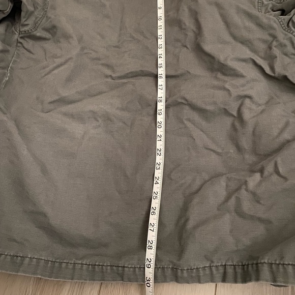 Eddie Bauer Workwear Chore Jacket Coat Corduroy Collar Men Small Gray Brown Tan - Picture 8 of 9